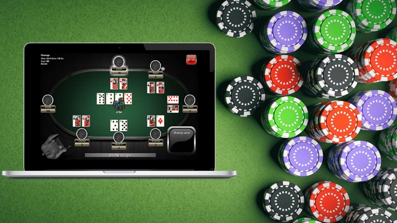 Poker Game Wide Open